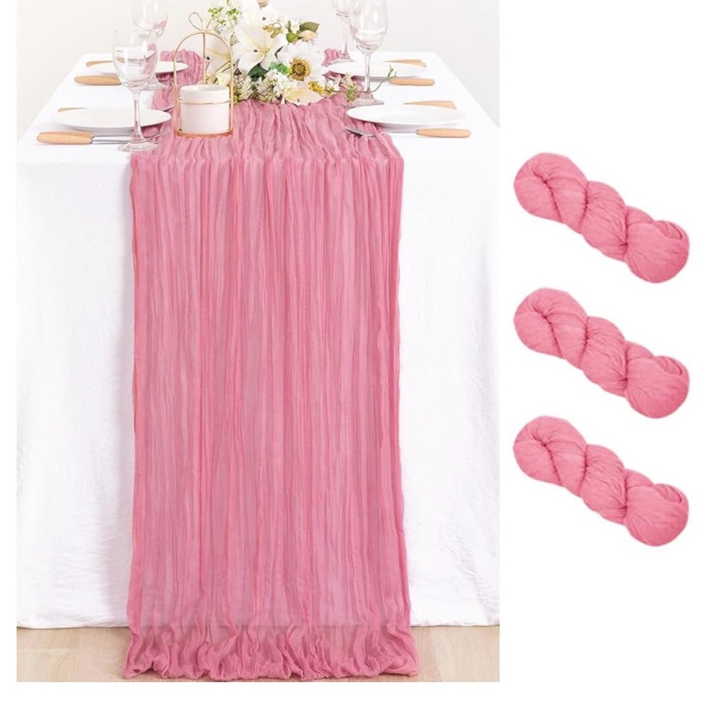 (13) Dusty Mauve Table Runners